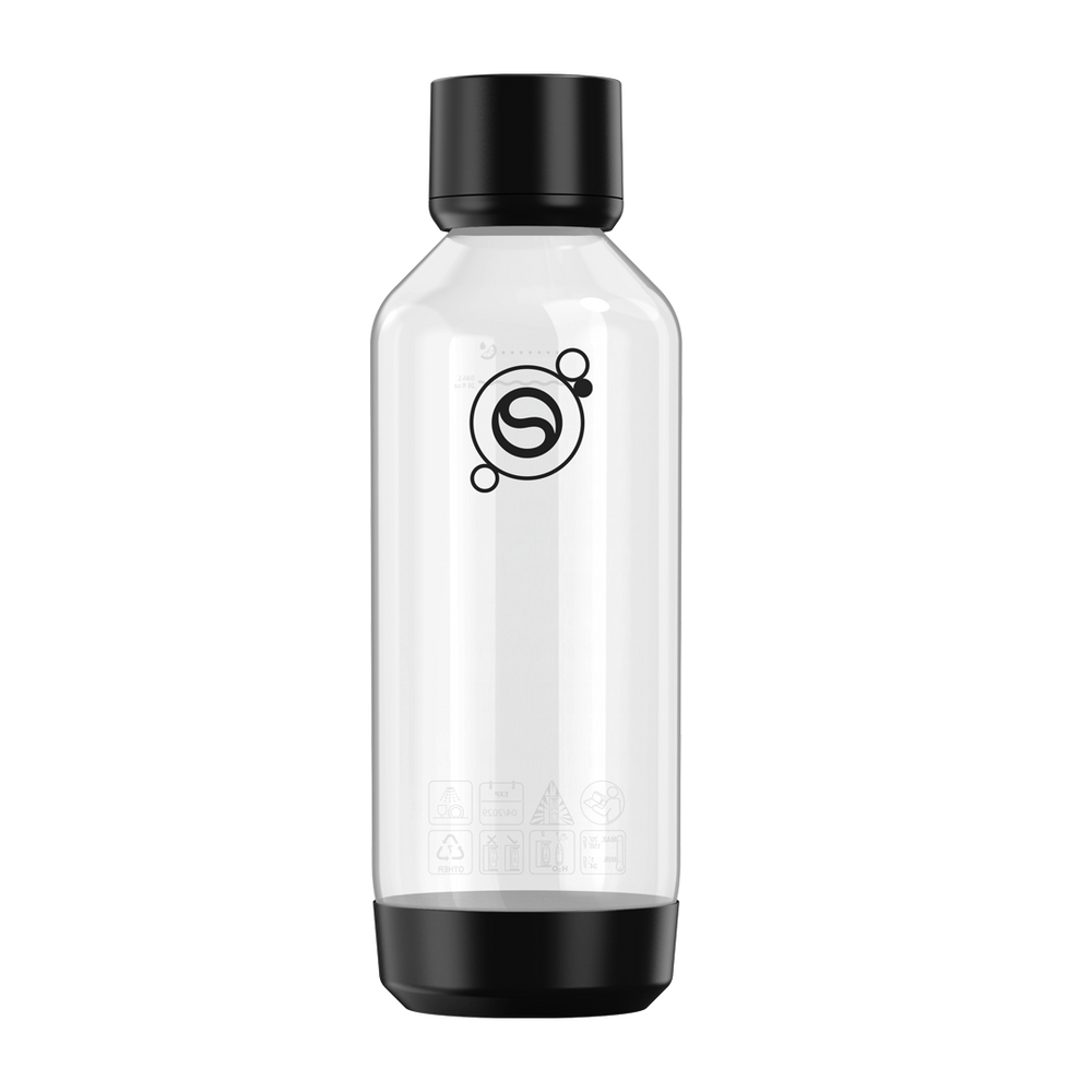 Fizz & Refresh 1L Flaska Svart