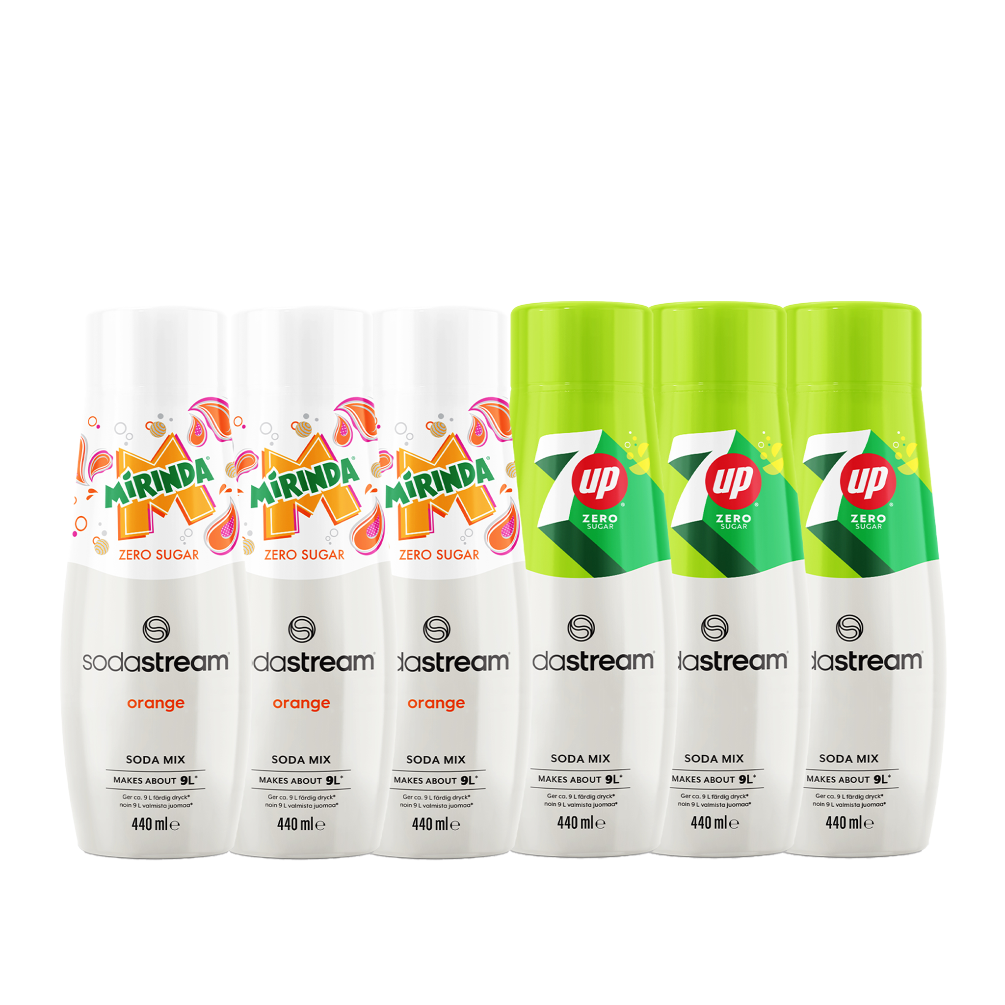 7UP/Mirinda Mixpaket sodastream