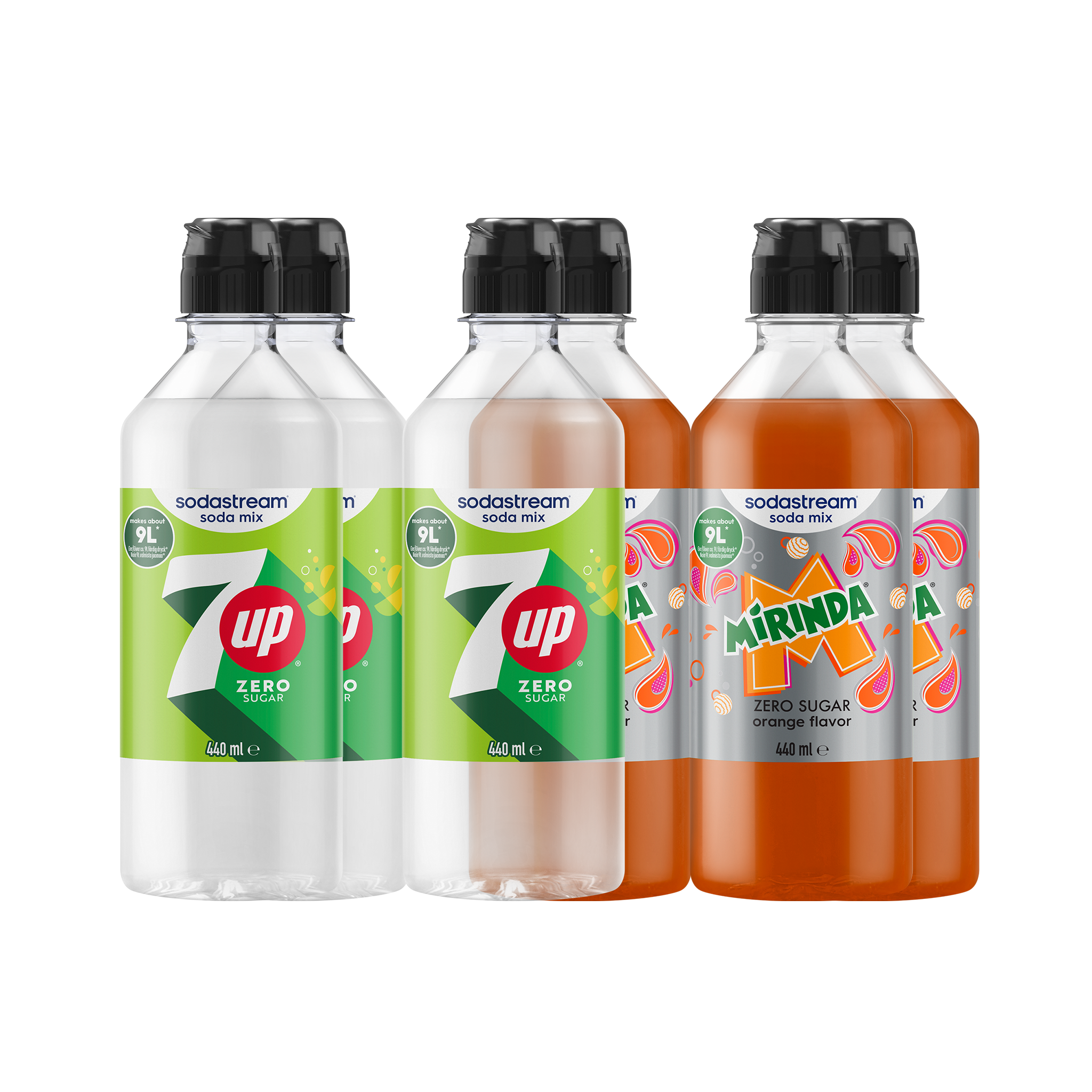 7UP/Mirinda Mixpaket sodastream