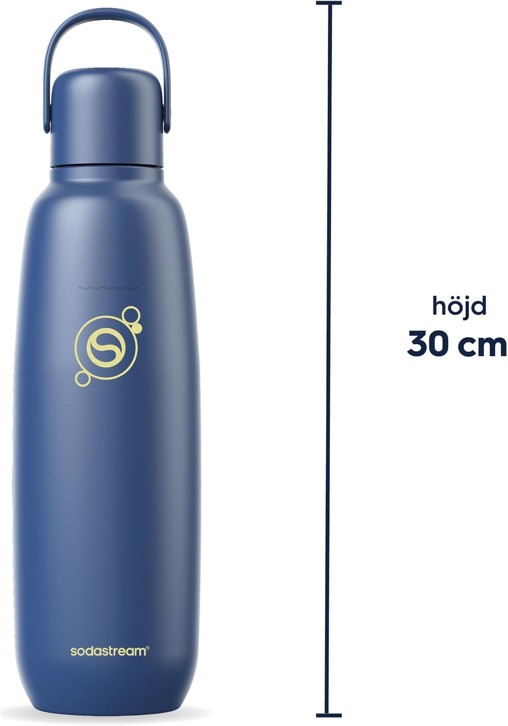 0,9L fizz&go Stainless Steel Storm Flaska – 4