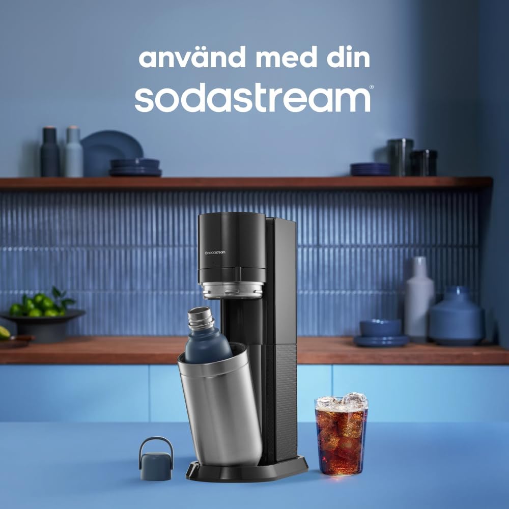 0,9L fizz&go Stainless Steel Storm Flaska – 2