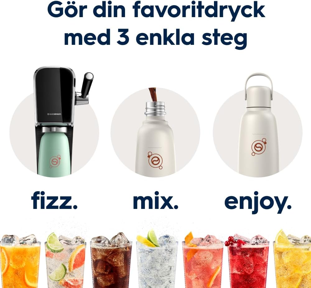 0,9L fizz&go Stainless Steel Sand – 6