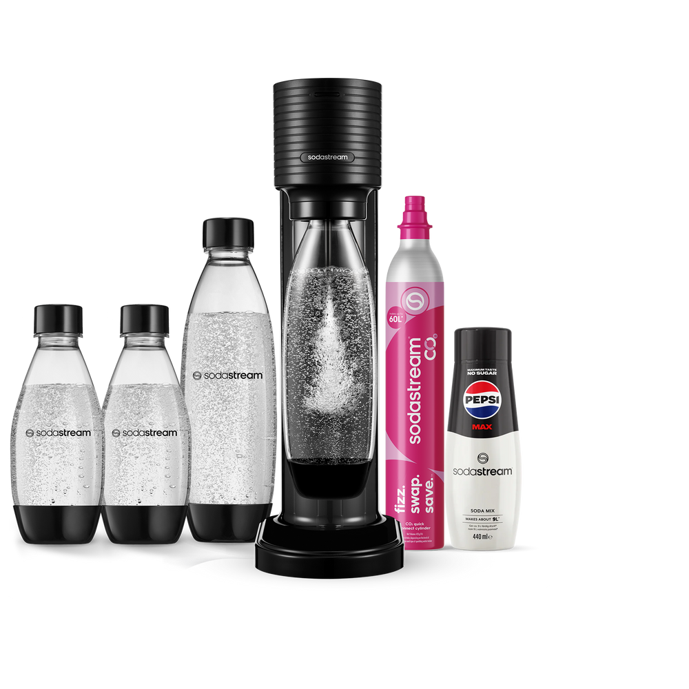  sodastream gaia svart kolsyremaskin