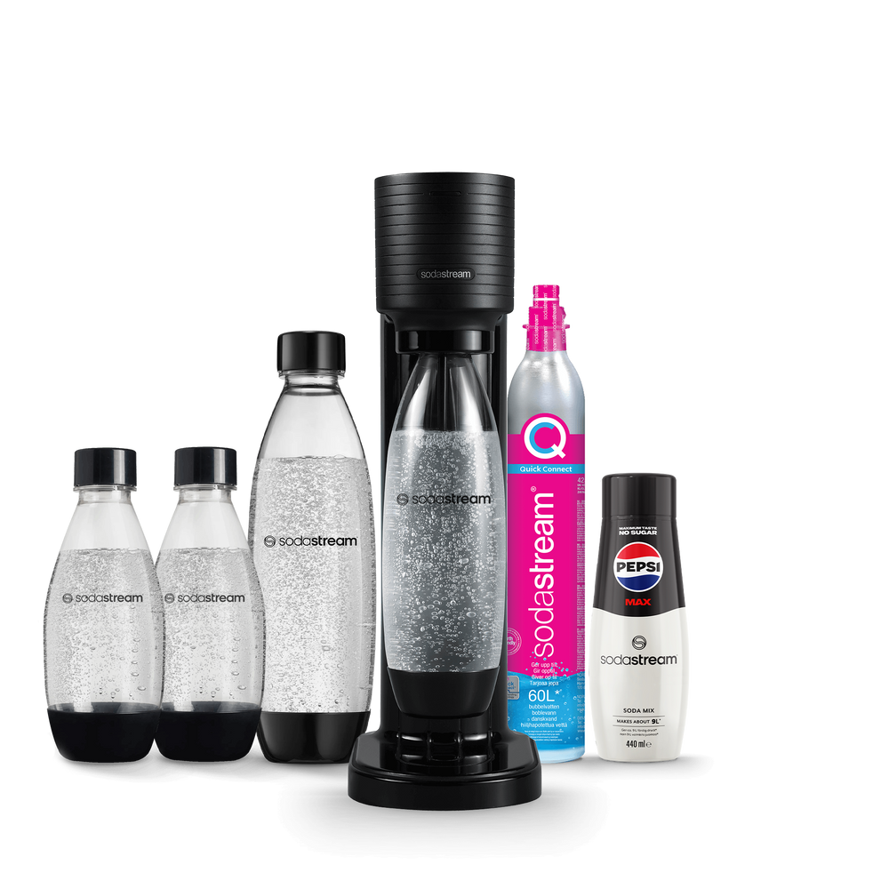  sodastream gaia svart kolsyremaskin