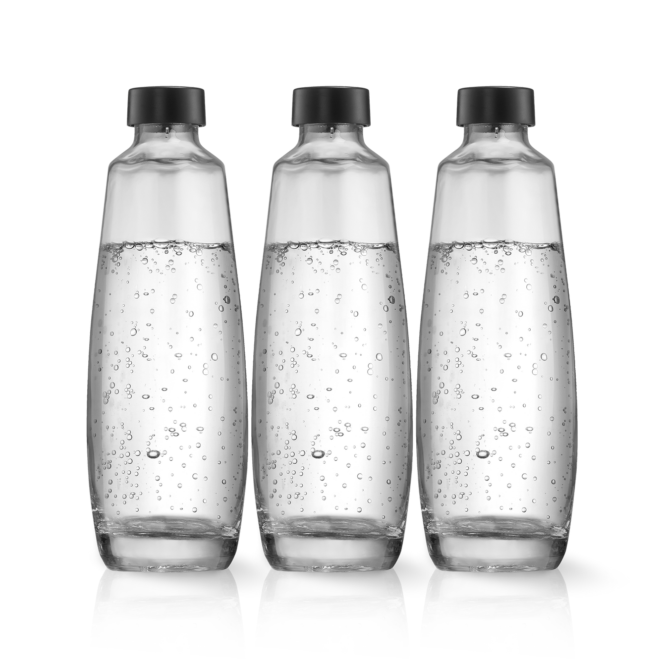 3-pack 1L Glasflaska för kolsyremaskinen DUO